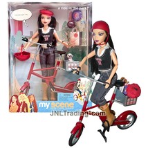 Year 2003 Barbie My Scene 12&quot; Doll - A Ride in the Park NOLEE with Puppy &amp; Bike - £79.74 GBP