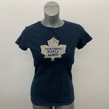 Toronto Maple Leafs NHL Hockey Women&#39;s XL T shirt Blue Cotton - $7.92
