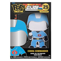 G.I. Joe Cobra Commander 4&quot; Pop! Enamel Pin - $34.44