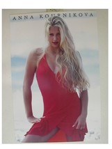 Anna Kournikova Poster Red Dress Beach Shot Commercial - $249.40 MXN