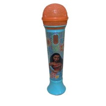 Disney Moana Karaoke Microphone Sing Along Kids 8” Musical Flashing Lights Toy - £12.17 GBP