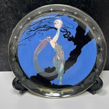 Royal Doulton House of Erte Art Deco Plate Fireflies Limited Edition HA1652 - $47.52