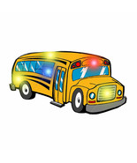 School Bus Flashing Body Light Lapel Pins - £17.98 GBP