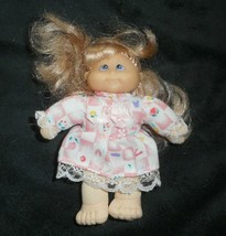 5&quot; Vintage 1995 Kuddle Love Kids Mini Baby Girl N Dress Stuffed Animal Plush Toy - £9.14 GBP