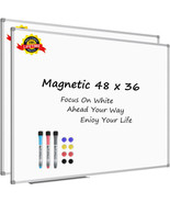 Lockways 48 x 36 Inch White Board 2 Pack | Dry Erase Board - £280.10 GBP