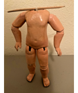 8.5" Small Antique French Doll Body with straight Wrists - $420.75