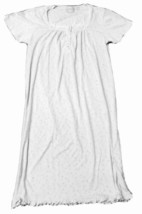 VTG Sasson Floral Nightgown House Dress Lightweight Cotton Ruffle Hem Bl... - £15.48 GBP