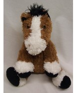 Russ Shining Stars BLACK, BROWN &amp; WHITE HORSE 8&quot; Plush STUFFED ANIMAL Toy - $348.20 MXN