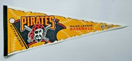 Rare Vintage 1997 MLB Pennant Pittsburgh Pirates WinCraft Sports 12&quot; x 30&quot; NOS - £13.53 GBP