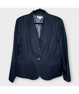 PENDLETON black virgin wool 2 button blazer suit jacket size 16 career o... - €51,38 EUR