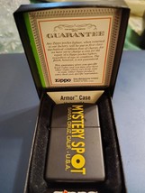 New Zippo Lighter Collectible Mystery Spot &quot; Black Matte&quot; - $21.38