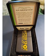 New Zippo Lighter Collectible Mystery Spot &quot; Black Matte&quot; - $399.42 MXN