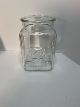  Vtg Hudson Bay Co Glass Canister Jars Beaver Unicorn Apothecary - £39.07 GBP