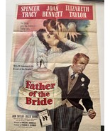 Father of the Bride 1950 vintage movie poster - £196.58 GBP