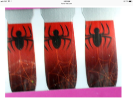 Gothic NAIL ART DECALS STICKERS Cosplay Witch Punk Costume Accessory RED... - €1,63 EUR