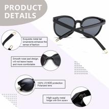 Polarized Oversized Sunglasses for Women Men Trendy Cateye Sun Glassses Retro La - £22.50 GBP