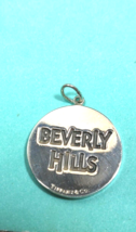 NEW Tiffany & Co Round Beverly Hills Charm 4 Bracelet or Necklace RARE Silver - $395.01