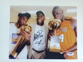 Signed By Magic Johnson Lakers 8&quot; X 10&quot; Photo w/COA Psa 3Photo - £48.19 GBP