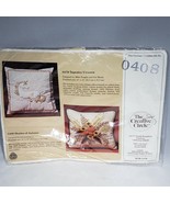 VTG 1986 Creative Circle Shades of Autumn Pillow Cover Stitchery Kit 408... - £13.31 GBP