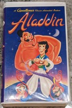 Aladdin A Goodtimes Classic Animated Feature VHS Clamshell - £7.05 GBP