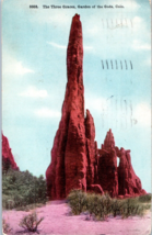 The Three Graces Garden of the Gods Colorado Postcard Posted 1912 - £8.30 GBP