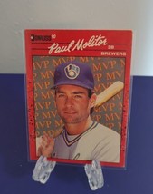 1990 Donruss Paul Molitor . Milwaukee Brewers #BC-15 - £1.51 GBP