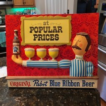 VTG Pabst Blue Ribbon Beer Plastic Sign At Popular Prices Long Arm Vacuf... - $7,578.99 MXN