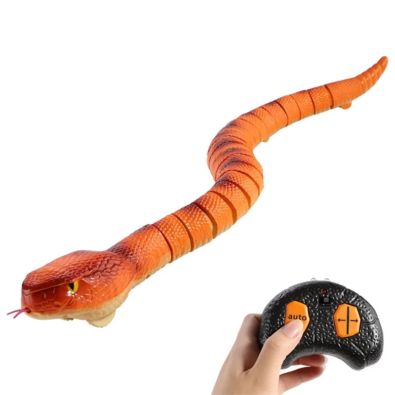 RC Animal Infrared Remote Control Big Size Snake Rattlesnake kids toy Trick - £29.28 GBP