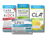 Suprex Complete Weight Loss Combo: Suprex + Detox + Carb Blocker + CLA - £109.50 GBP