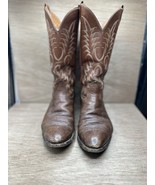 Mens Nocona 3717C Brown Leather Vintage Classic Cowboy Western Boots Siz... - $54.14 CAD