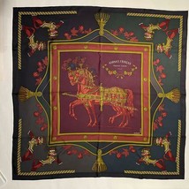 Hermes Scarf Harnais Francais Premier Imperium 90 CM Silk Horse Carre 88.9cm - £509.02 GBP