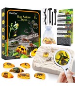 Amber Dig Kit-Artificial Insect Resin, Excavate 6 Insects Specimens, Ste... - £31.92 GBP