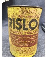 Vintage SHALER RISLONE ENGINE TREATMENT 1QT all tin CAN FULL - £9.34 GBP