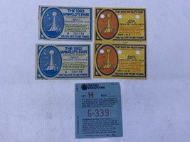 1982 Worlds Fair Knoxville, TN Ticket Stub Lot 2 Adult 2 Childs Parking Pass - £11.66 GBP