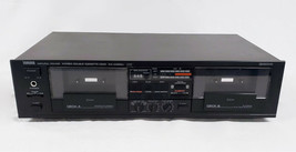 Vintage Yamaha KX-W202U Natural Sound Dual Cassette Deck Tape Player/Recorder - £44.48 GBP