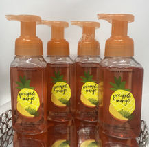 Bath &amp; Body Works Pineapple Mango Gentle Foaming Hand Soaps 8.75 Oz New X4 - £28.62 GBP