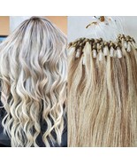 18″, 22&quot; 100g,100S ,Micro Loop Rings Beads Tipped Human Hair Extensions ... - $108.89+