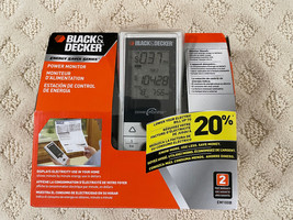 Black &amp; Decker Energy Saver Saving Power Electricity Monitor LCD Meter EM100B - £15.50 GBP