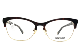 Nine West Eyeglasses Frames NW8002 206 Tortoise Gold Cat Eye Full Rim 52... - $74.24