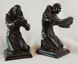 1911 Louis Potter Bronze Bookends, Padres - £851.48 GBP