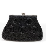 Vintage Safco Beaded Black Handbag or Clutch Purse - $31.89 CAD