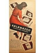 1944 KALAMAZOO-Stoves and Furnaces-Heaters-Furnaces-Vintage Print Ad-WWII - $17.65 CAD