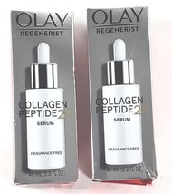 2 PACK Olay Regenerist Collagen Peptide 24 Serum Fragrance-Free (40ml/1.3fl.oz) - £17.55 GBP