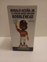 Ronald Acuna Jr. 2023 73 Stolen Bases Atlanta Braves Bobblehead - $49.49