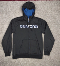 Burton Hoodie Adult Med Black Heavy Snowboard DryRide Colombo Bonded Hoodie - $26.99