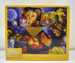 Still Life Series Country Cupboard 500 Piece Jigsaw Puzzle 18&quot; x 14&quot; Sealed - £10.46 GBP