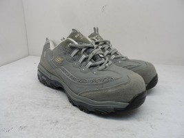 SKECHERS Women&#39;s Aluminum Toe Steel Plate Work Athletic Slip Resistant Shoes 8M - £22.53 GBP