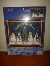 Candamar Designs Welcome To Winter Snowman Cross Stitch Kit - $16.99