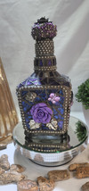 Purple Fairy Handmade Mosaic Bottle - W220 - £138.41 GBP