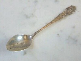 Vintage Antique Sterling Silver Ste. Anne Collector Spoon - $24.75